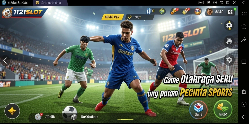Screenshot gameplay <strong>1121SLOT</strong> menunjukkan aksi seru dalam olahraga.