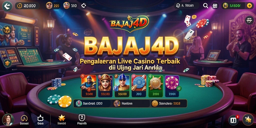 Screenshot menarik dari gameplay Live Casino di BAJAJ4D.