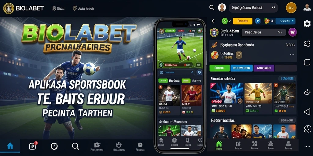 Tangkapan layar gameplay Sportsbook BIOLABET dengan antarmuka yang menarik.