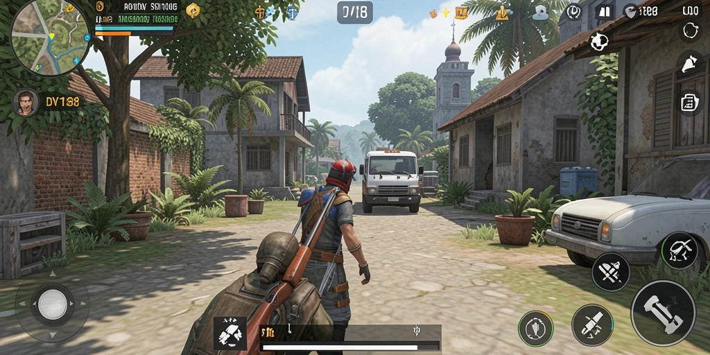 Screenshot gameplay DV188 yang menampilkan simulasi mendalam dan interaksi sosial.