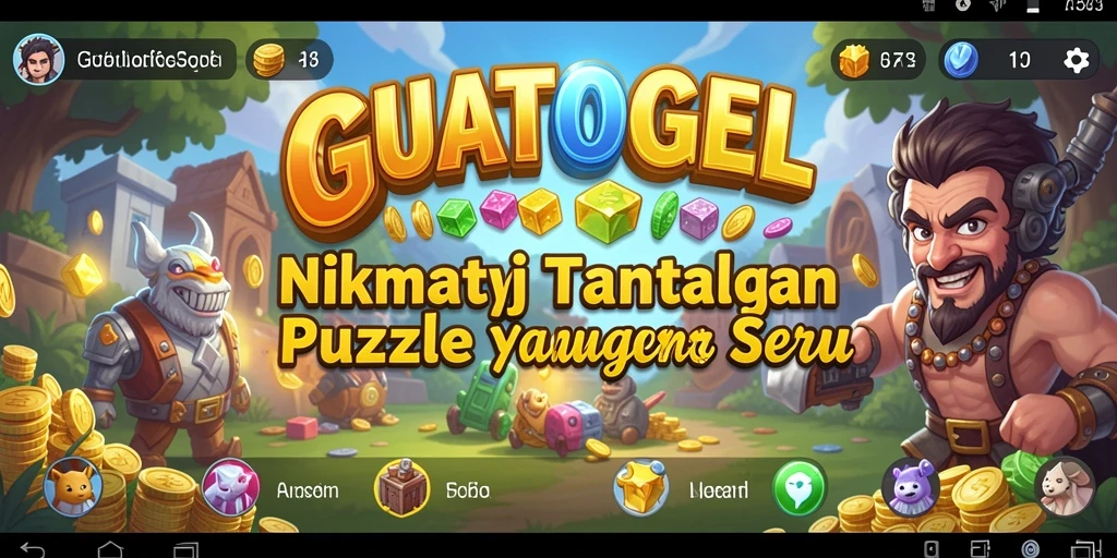 Tampilan gameplay <strong>GUATOGEL</strong> yang menarik dan penuh warna.