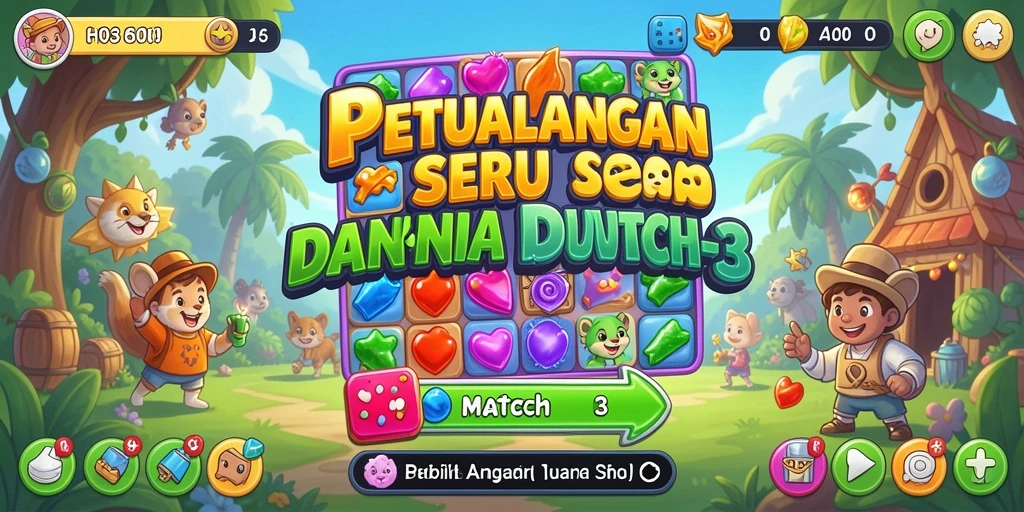 Gameplay H03 yang seru dan penuh warna.