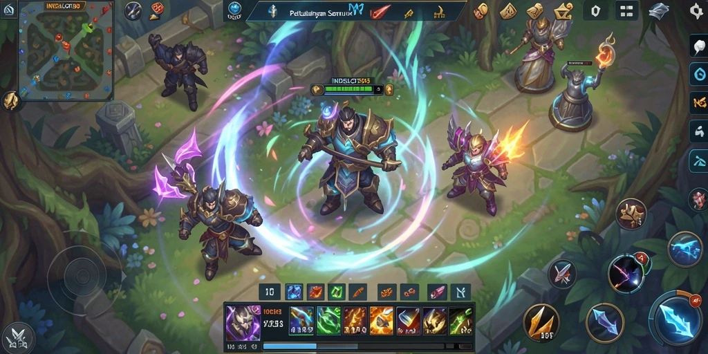Tampilan screenshot utama INDESLOT303 menampilkan aksi seru dalam dunia MMORPG.