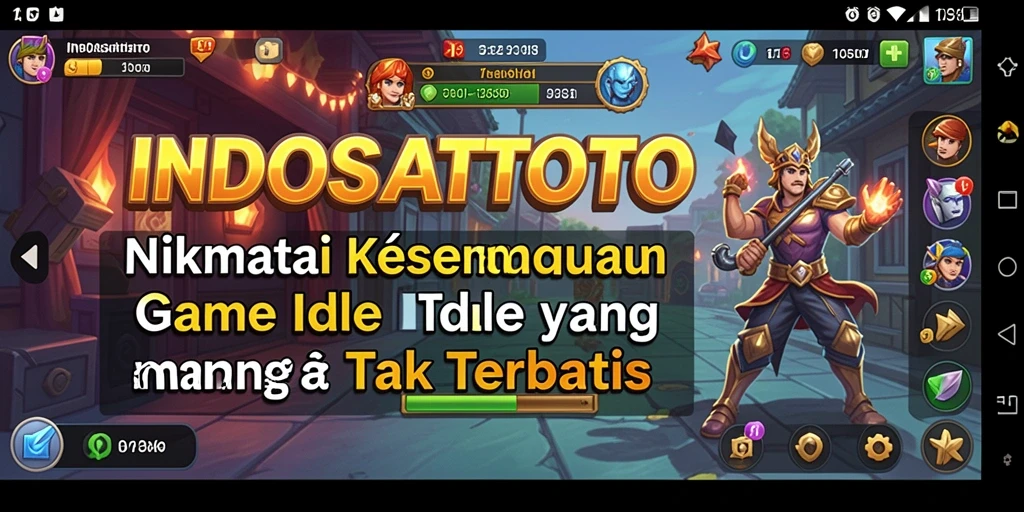 Tampilan gameplay <strong>INDOSATTOTO</strong> yang menarik dan penuh warna.