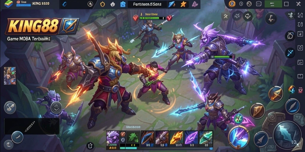 Tampilan gameplay KING88 yang menarik dan penuh aksi.