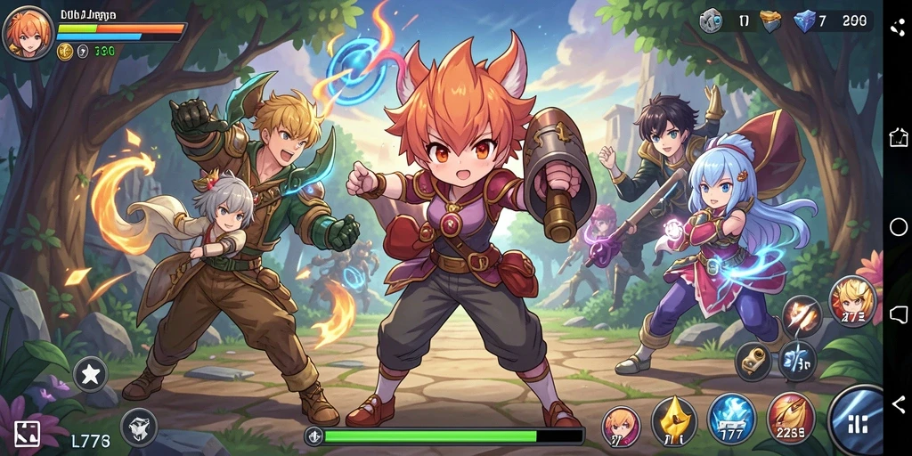 Gameplay L777 yang menakjubkan dengan karakter anime.