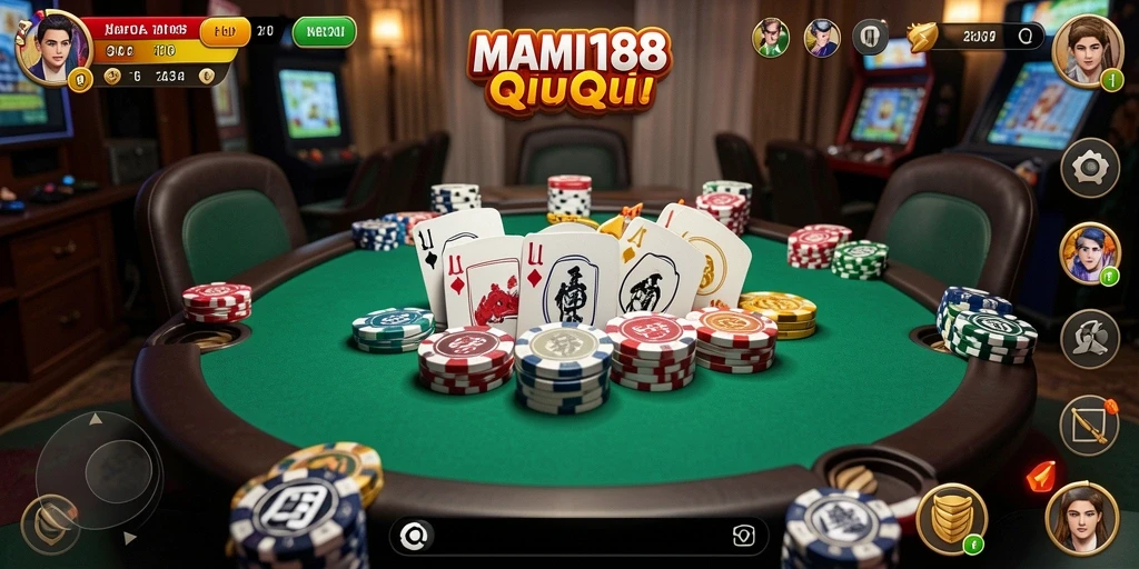 Screenshot gameplay QiuQiu MAMI188 yang seru dan menegangkan.