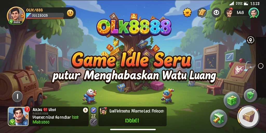 Screenshot menunjukkan karakter dan gameplay OLX888 yang menjanjikan.