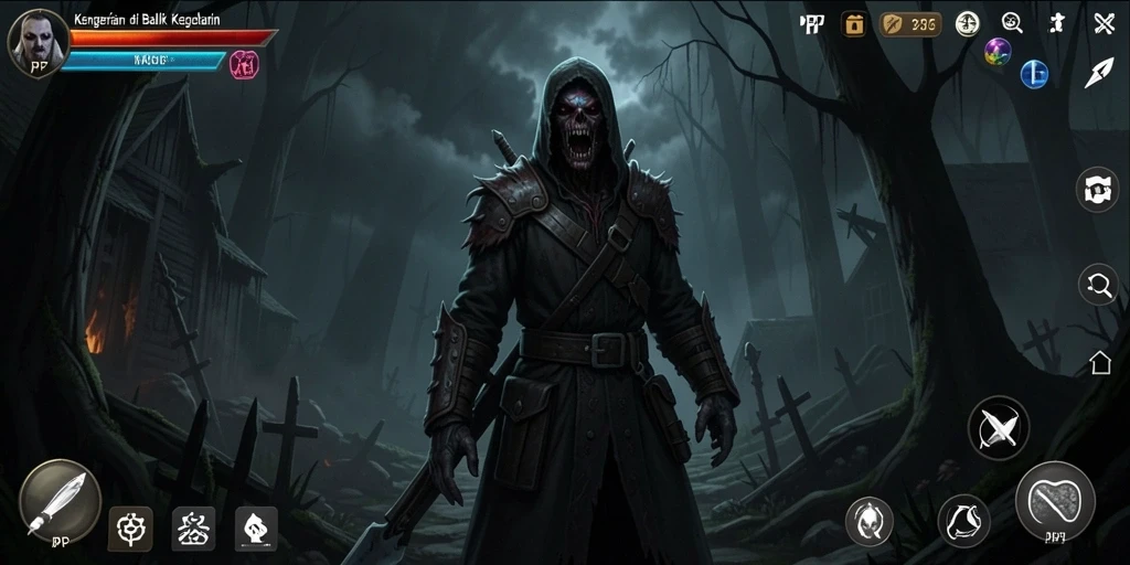 Gameplay menegangkan dalam suasana Horror yang mencekam.
