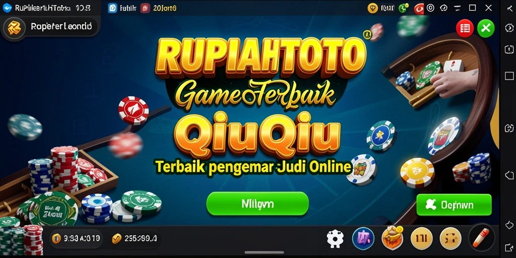 Gameplay seru QiuQiu di RUPIAHTOTO yang menantang.