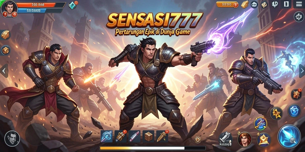 Tampilan seru dari pertarungan di SENSASI777.