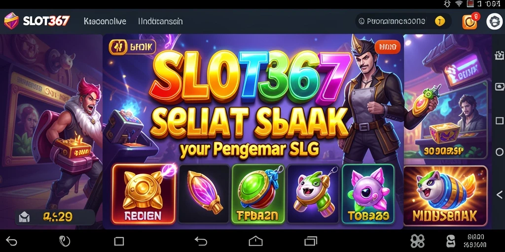 Tampilan gameplay SLOT367 yang mendebarkan dengan berbagai tema menarik.