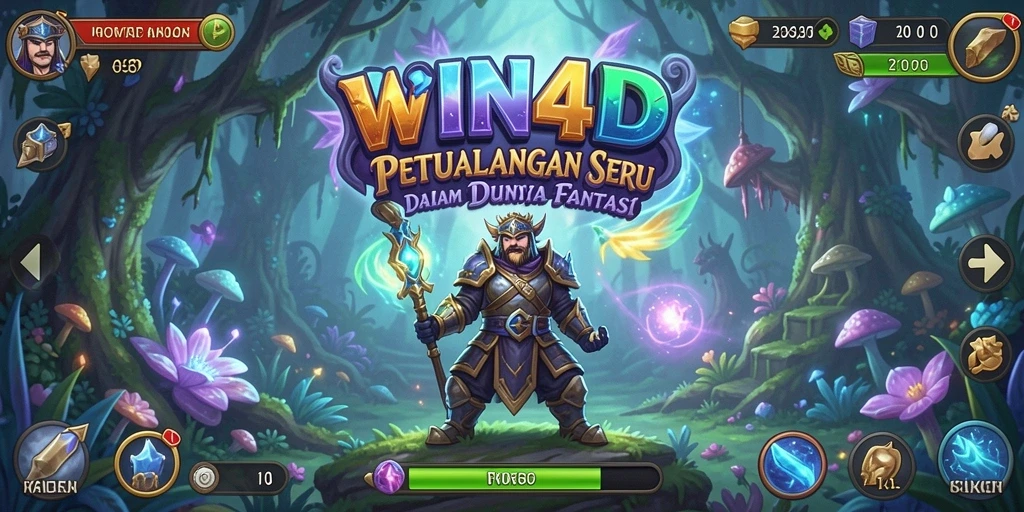 Tampilan gameplay WIN4D yang menakjubkan dan penuh petualangan.