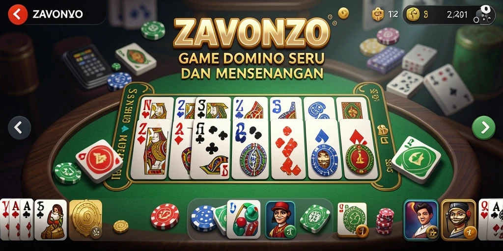 Tampilan gameplay ZAVONZO yang menarik dan interaktif.
